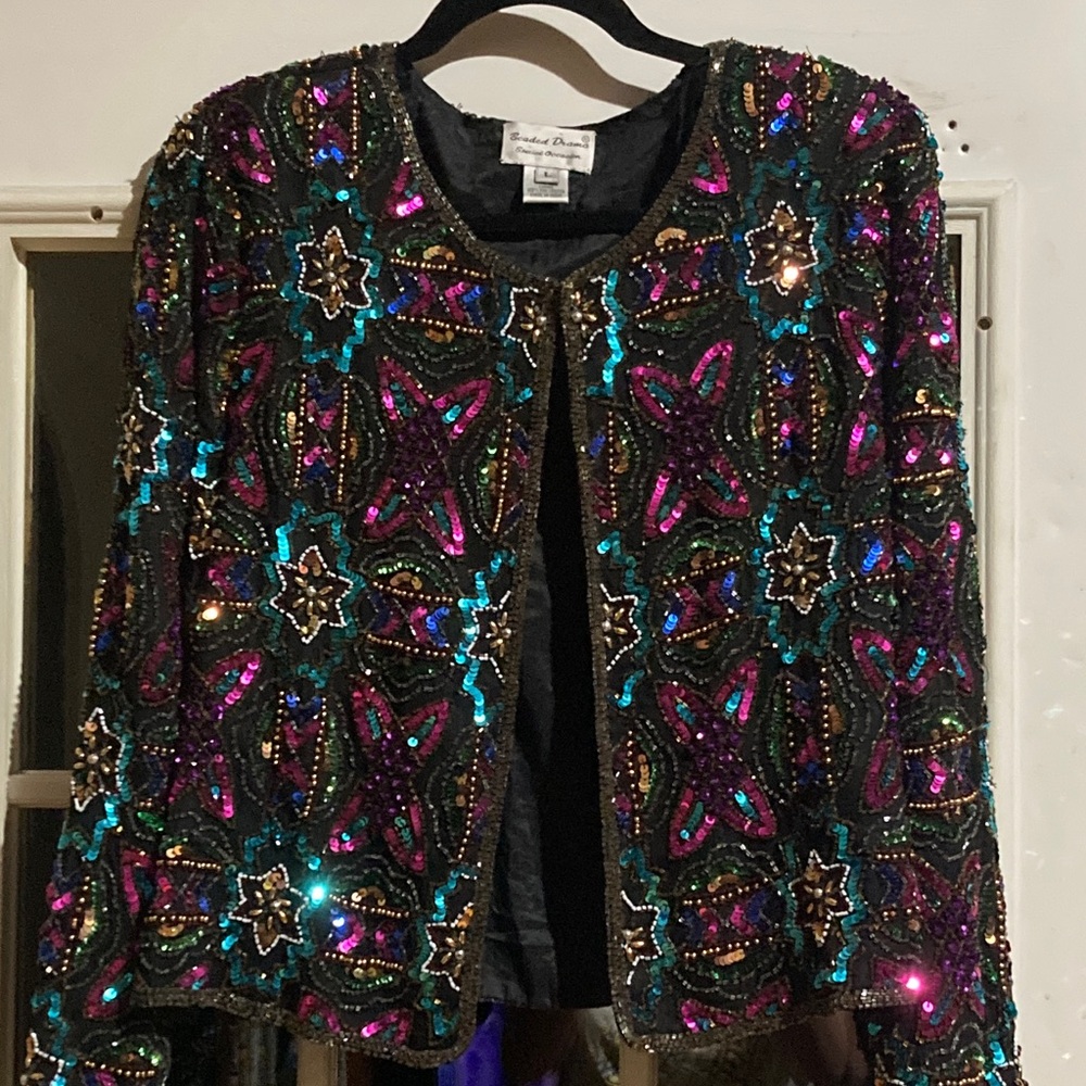 Embellished Multicolor Jacket - image 1